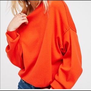 Free People check sweater